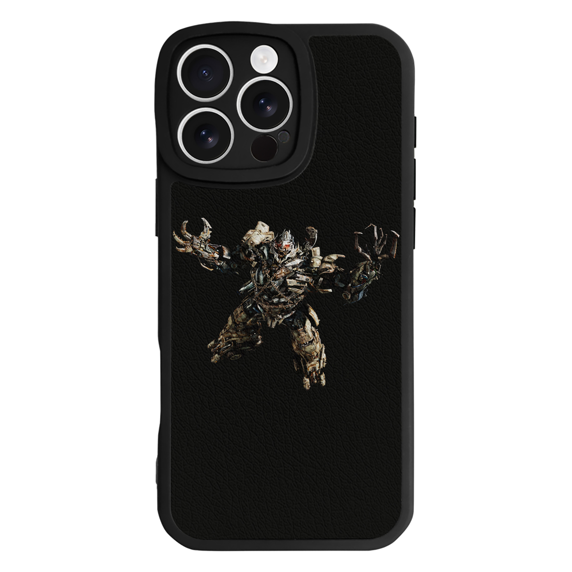 （画像用） Transformers トランスフォーマー 【iPhone 16シリーズ対応】シリコンスマホケース（レザー調） 材質：シリコン